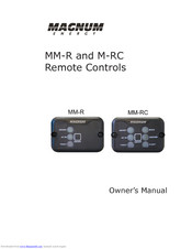 Magnum Energy M-RC Owner's Manual
