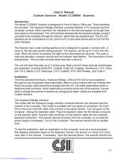 Custom Sensors CCD8000 User Manual