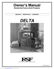 RSF Woodburning Fireplaces DELTA Owner's Manual