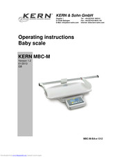 KERN MBC-M Operating Instructions Manual
