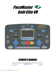 Pacemaster gold elite vr best sale treadmill manual