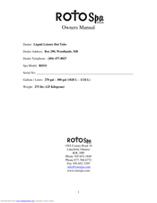 Roto Spa RSO1 Owner's Manual