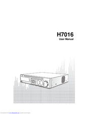 360 Vision H7016 User Manual