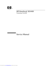 HP OmniBook XE4400 Service Manual