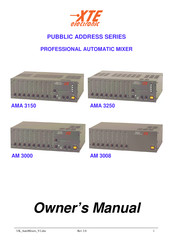 XTE Electronic AMA 3150 Owner's Manual