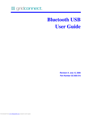 GridConnect Bluetooth USB User Manual
