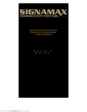 SignaMax 098-2000SX User Manual