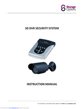 Storage Options SD DVR Instruction Manual