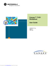 Motorola Canopy T1/E1 User Manual