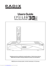 Radix EPSILON 3 ci User Manual