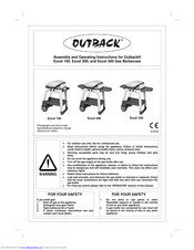 Outback Excel 100 Assembly And Operating Instructions Manual