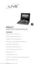 iLive IPDL917 Instruction Manual