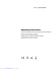 Grandbeing EX0101-OP6 Operating Instructions Manual