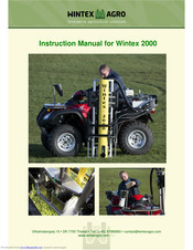 Wintex Agro Wintex 2000 Instruction Manual