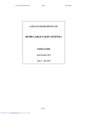 Laplace Instruments RF300 User Manual