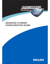 Philips Speechmike Pro Scanner 6284 Configuration Manual