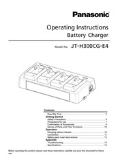 Panasonic JT-H300CG-E4 Operating Instructions Manual
