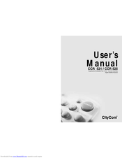 CityCom CCR 521 User Manual
