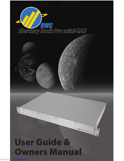 OWC Mercury Rack Pro mini-SAS User Manual & Owners Manual