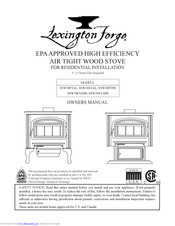 Lexington Forge SSW30FTAL Owner's Manual