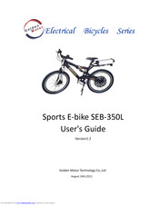 Golden Motor Sports E-bike SEB-350L User Manual