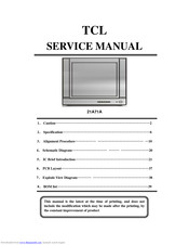 TCL 21A71A Service Manual