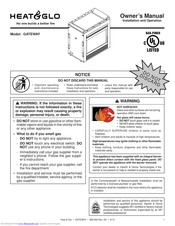 Heat & Glo GATEWAY Owner's Manual