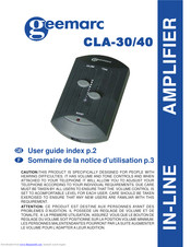Geemarc CLA-40 User Manual