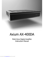 Audio Engineering Axium AX-400DA Instruction Manual