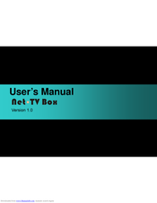 Further Tech Net-TV Box User Manual