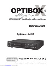 Optibox ALLIGATOR User Manual