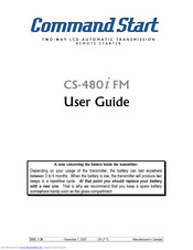 Command Start CS-480i FM User Manual