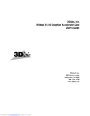 3Dlabs Wildcat II 5110 User Manual