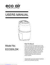 Eco Air ECO20LDK User Manual