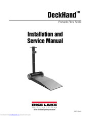 Rice Lake DeckHand Installation And Service Manual