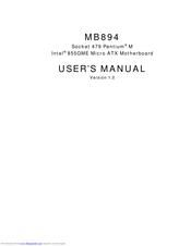 Ibase Technology MB894 User Manual