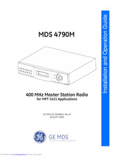 GE MDS 4710M Installation And Operation Manual