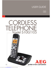 AEG Voxtel S105 User Manual