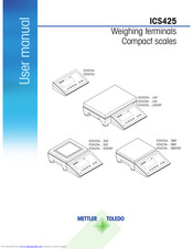 Mettler toledo ICS425 Manuals | ManualsLib