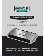 EMPHASER EA450-250 Installation & Operating Manual