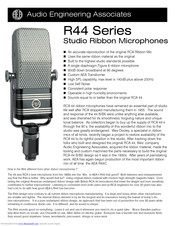 Audio Engineering Associates R44 Series Specifications