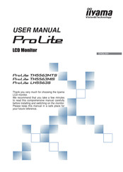 Iiyama ProLite LH5563S User Manual
