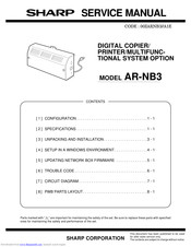 Sharp AR-NB3 Options Manual