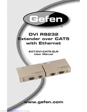 Gefen EXT-DVI-CAT5-ELR User Manual