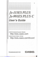 Casio FX-991ES PLUS C User Manual