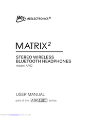 MEE Matrix 2 AF62 User Manual