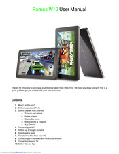 Ultra Fone Ramos W10 User Manual