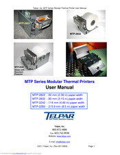 Telpar MTP-2822 User Manual