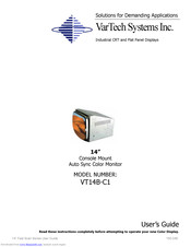 VarTech Systems VT14B-C1 User Manual
