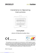 Broseley eVolution 26 Installation & Operating Instructions Manual